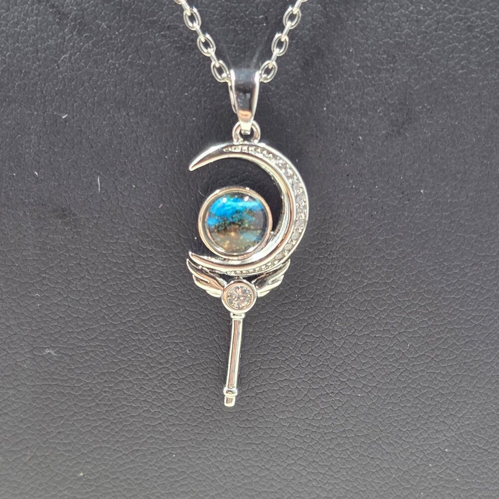 Stainless steel Silver necklace